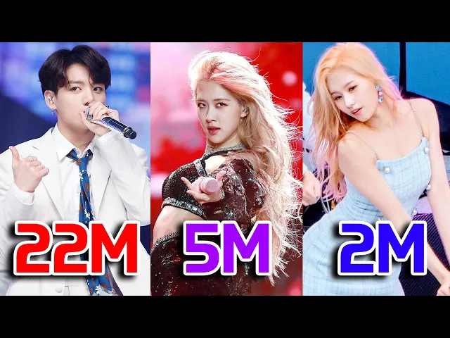 top 50 most viewed k-pop fancams of